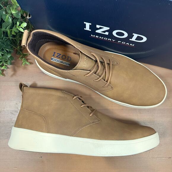 IZOD Men's Palmer Chukka Boots Brown Size 11 - Picture 1 of 8